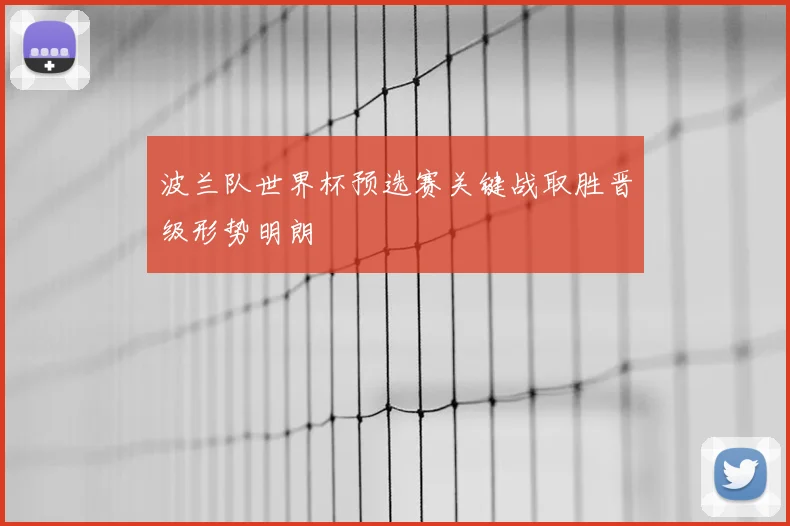 波兰队世界杯预选赛关键战取胜晋级形势明朗