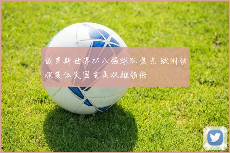 俄罗斯世界杯八强球队盘点 欧洲劲旅集体突围南美双雄领衔